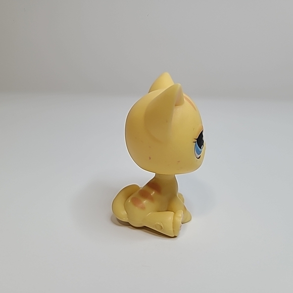 Rare Littlest Pet Shop LPS Cat Paws Off Diary Figure Yellow No # Shorthair - Picture 2 of 5